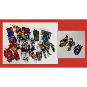 Transformers Action Figure Lot Optimus Prime Bumblebee Starscream Parts Repair